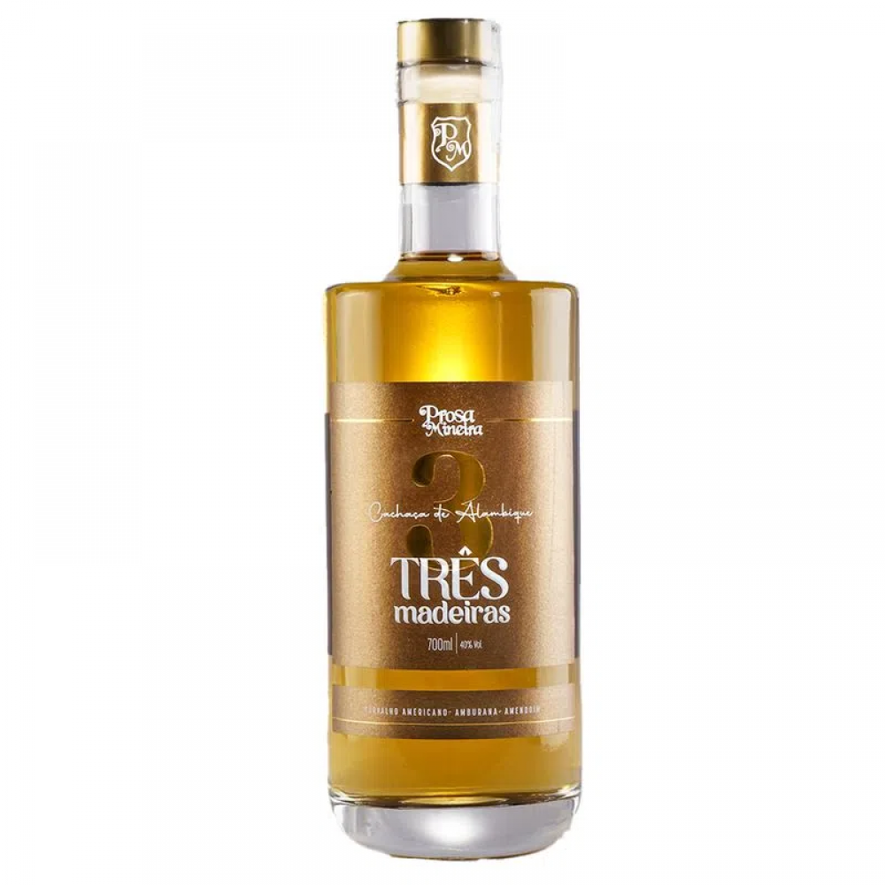 Cachaça Prosa Mineira Três Madeiras 700ml