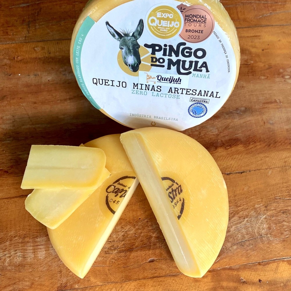 Queijo Canastra Pingo do Mula Produção da Manhã