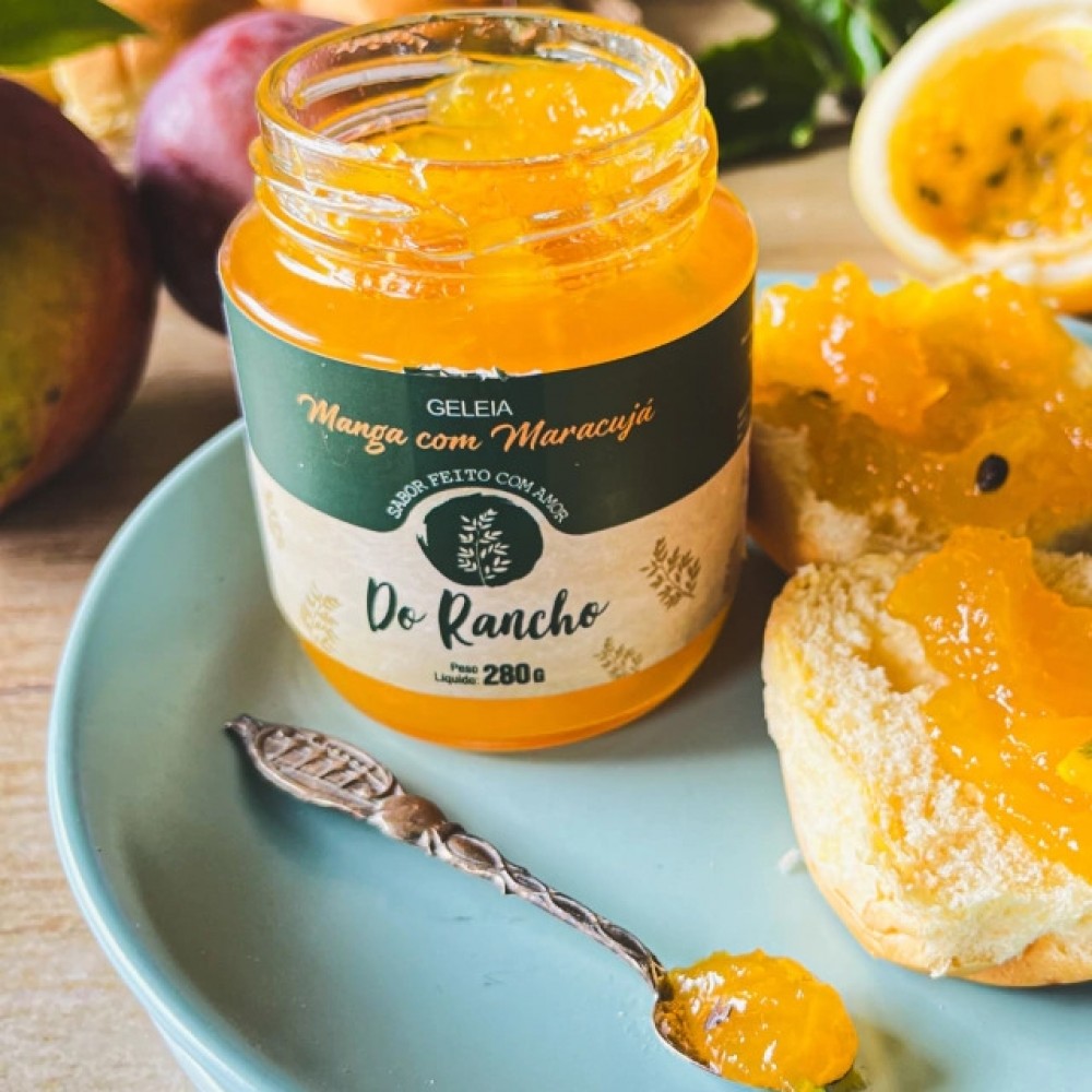 Geleia do Rancho de Manga com Maracujá
