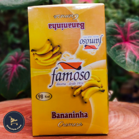 Barrinha de fruta Bananinha Cremosa Tradicional Famoso 720g