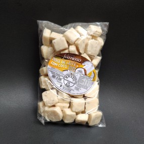 Doce de Leite com coco Famoso - Cocada Branca - Tablete 500g