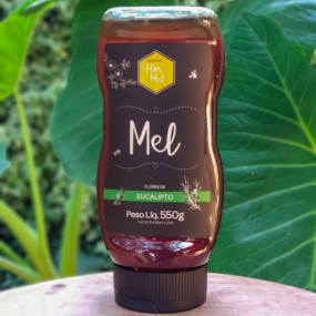 Mel Puro Flores de Eucalipto Apiário Flor de Mel - 550g