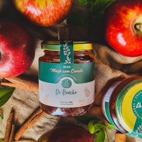 Geleia do Rancho de Maça com Canela