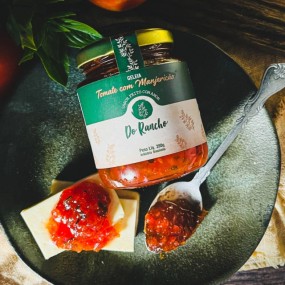 Geleia do Rancho de Tomate com Manjericão