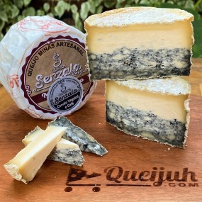 Queijo Senzala com Carvão Vegetal e Café Granzala - 300g