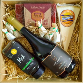 Cesta de Presente "Experimente Ser Feliz"